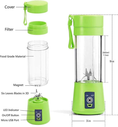 USB rechargeable mini juicer blender