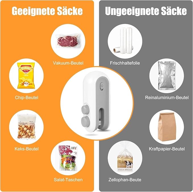 Rechargeable bag Sealer & Cutter